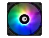 Вентилятор ID-Cooling TF-12025-ARGB, 120x120x25мм, 4-pin PWM, черный - 1