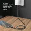 Кабель ColorWay USB Type-C - USB Type-C PD Fast Charging, 3А, 65W, 1м Grey (CW-CBPDCC040-GR) - 5