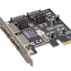 Контролер Frime ASM1061 (ECF-PCIEto2.2SATAIII.LP) PCI-E-2xеSATA+2xSATA III - 1