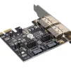 Контролер Frime ASM1061 (ECF-PCIEto2.2SATAIII.LP) PCI-E-2xеSATA+2xSATA III - 3