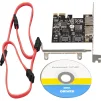 Контролер Frime ASM1061 (ECF-PCIEto2.2SATAIII.LP) PCI-E-2xеSATA+2xSATA III - 6