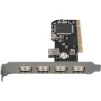 Контролер Frime NEC720201 (ECF-PCItoUSB002) PCI-USB2.0(4+1) - 5