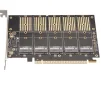 Контроллер Frime WCH382L (ECF-PCIEtoSSD010) PCI-E-5xM.2 (B Key) - 1