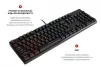 Клавіатура Motospeed CK107 Outemu Red RGB Black (mtk96mr) - 3