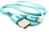 Кабель Dengos USB-Lightning 1м Blue (PLS-L-IND-SOFT-BLUE) - 2