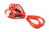 Кабель Dengos USB-Lightning 1м Red (PLS-M-IND-SOFT-RED) - 1