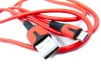 Кабель Dengos USB-Lightning 1м Red (PLS-M-IND-SOFT-RED) - 2