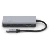 Концентратор USB Type-C Belkin 4in1 Multiport Dock USB, USB Type-C, HDMI Gray (AVC006BTSGY) - 3