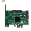 Плата розширення Frime (ECF-PCIEto4SATAIII002) PCI-E-4хSATAIII, 88SE9215 - 1
