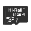 Карта пам`ятi MicroSDXC 64GB UHS-I/U3 Class 10 Hi-Rali (HI-64GBSDU3CL10-00) - 1
