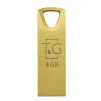 Флеш-накопичувач USB 8GB T&G 117 Metal Series Gold (TG117GD-8G) - 1
