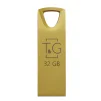 Флеш-накопичувач USB 32GB T&G 117 Metal Series Gold (TG117GD-32G) - 1