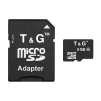 Карта памяти MicroSDHC 4GB Class 10 T&G + SD-adapter (TG-4GBSDCL10-01) - 1