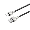 Кабель ColorWay USB-Lightning, head metal, 2.4А, 1м, Black (CW-CBUL046-BK) - 2