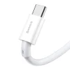 Кабель Baseus Superior Fast Charging USB - USB Type-C (M/M), 2 м, White (CATYS-A02) - 3