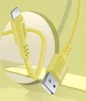 Кабель ColorWay USB-Lightning, soft silicone, 2.4А, 1м, Yellow (CW-CBUL043-Y) - 5