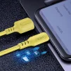 Кабель ColorWay USB-Lightning, soft silicone, 2.4А, 1м, Yellow (CW-CBUL043-Y) - 6