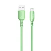Кабель ColorWay USB-Lightning, soft silicone, 2.4А, 1м, Green (CW-CBUL042-GR) - 2