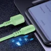 Кабель ColorWay USB-Lightning, soft silicone, 2.4А, 1м, Green (CW-CBUL042-GR) - 6