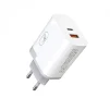 Зарядний пристрій SkyDolphin SC17 PD+QC3.0 (2USB, 3A) White (MZP-000110) - 1