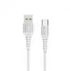 Кабель SkyDolphin S05V TPE Frost Line USB - microUSB 1м, White (USB-000552) - 1