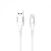 Кабель SkyDolphin S06L LED Smart Power USB - Lightning 1м, White (USB-000555) - 1