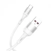 Кабель SkyDolphin S06T LED Smart Power USB - Type-C 1м, White (USB-000556) - 2