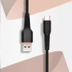 Кабель SkyDolphin S54T Soft USB - Type-C 1м, Black (USB-000430) - 2