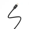 Кабель SkyDolphin S55L Neylon USB - Lightning 1м, Black (USB-000434) - 2