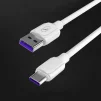 Кабель SkyDolphin S56T Super Fast TPE USB - Type C 1м, White (USB-000572) - 3