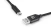 Кабель REAL-EL Premium Fabric USB-USB Type C 2m, Black (EL123500047) - 2