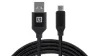 Кабель REAL-EL Premium Fabric USB-microUSB 2m, Black (EL123500048) - 1