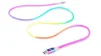 Кабель REAL-EL Rainbow USB-C-Lightning, 1м (4743304104710) - 3