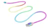 Кабель REAL-EL Premium Rainbow USB-USB Type C 1m (EL123500050) - 3