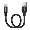 Кабель COLORWAY USB to Type-C 2.4A 25 см Black (CW-CBUC048-BK) - 4