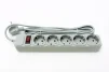 Фільтр живлення ProLogix (PRS-050P5-30G) 5 розеток, 3 м, сірий - 1