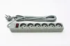 Фильтр питания ProLogix (PRS-075P6-45G) 0.75 мм, 6 розеток, 4.5 м, серый - 1