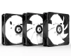 Вентилятор ID-Cooling TF-12025-ARGB-TRIO (3pcs Pack), 120x120x25мм, 4-pin PWM, чорний - 2