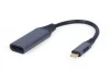 Адаптер Cablexpert (A-USB3C-DPF-01) USB-C-DisplayPort, 0.15м - 1
