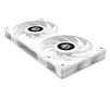 Вентилятор ID-Cooling Icefan 240 ARGB Snow, 245x125x27мм, 3-pin, 4-pin PWM, белый - 3