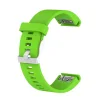 Ремінець для Garmin QuickFit 20 Smooth Silicone Band Green (QF20-SMSB-GRN) - 1