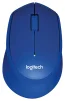 Мишка бездротова Logitech M330 Silent Plus (910-004910) Blue USB - 1