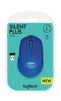 Мишка бездротова Logitech M330 Silent Plus (910-004910) Blue USB - 5
