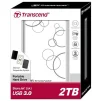 Зовнішній жорсткий диск 2.5" USB 2.0TB Transcend StoreJet (TS2TSJ25A3W) - 4