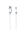Кабель Proda PD-B72a USB-USB Type-C, 1м, White - 1