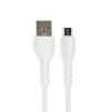Кабель Proda PD-B47m USB-microUSB, 1м, White - 1
