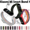 Ремінець BeCover Nylon Style для Xiaomi Mi Smart Band 7 Pink-Gray (707666) - 2