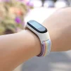 Ремешок BeCover Nylon Style для Xiaomi Mi Smart Band 7 Rainbow (707668) - 2