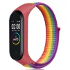 Ремешок BeCover Nylon Style для Xiaomi Mi Smart Band 7 Red-Rainbow (707669) - 1