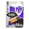 Флеш-накопичувач USB 64GB Hi-Rali Stark Series Gold (HI-64GBSTGD) - 2